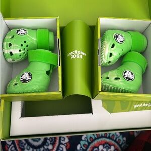 Crocs Green Shoes for Dog